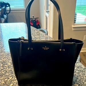 Kate Spade large black tote purse